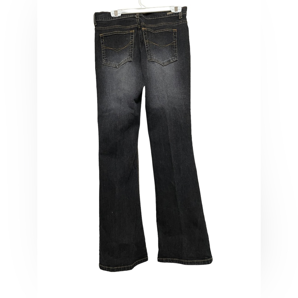Gloria Vanderbilt Dark Gray Semi-Flare hemline Jeans
